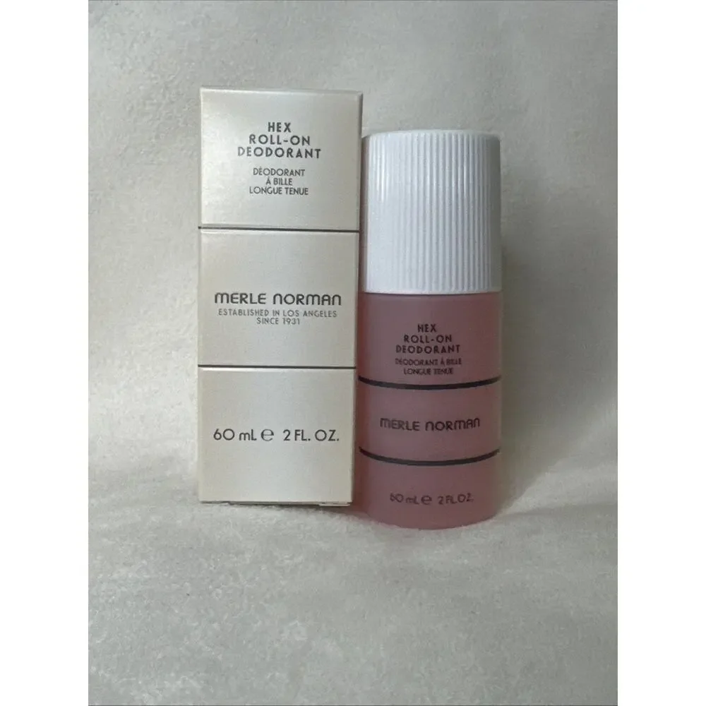 Merle Norman Hex Deodorant Roll-On 2 Fl Oz / 60mL NIB